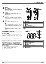 Предварительный просмотр 3 страницы Trotec BM40 Operating Manual