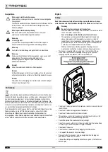 Preview for 4 page of Trotec BN30 Manual