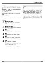 Предварительный просмотр 5 страницы Trotec BN30 Manual