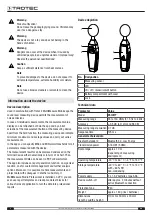 Предварительный просмотр 4 страницы Trotec BS30WP Operating Manual