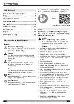 Preview for 2 page of Trotec BT22WP Operating Manual