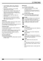 Preview for 3 page of Trotec BW05 Operating Manual