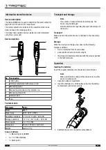 Preview for 4 page of Trotec BW05 Operating Manual