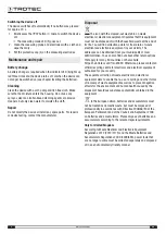 Preview for 6 page of Trotec BW05 Operating Manual