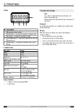 Предварительный просмотр 4 страницы Trotec BX09 Operating Manual