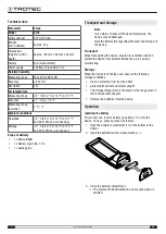 Preview for 4 page of Trotec BZ06 Operating Manual