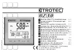 Trotec bz30 Operating Instructions Manual preview