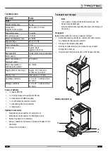 Предварительный просмотр 5 страницы Trotec FS 200 Operating Manual