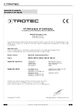 Preview for 12 page of Trotec IDE 20 Operating Manual