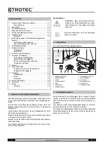 Preview for 2 page of Trotec IDS 65 D Operating Manual