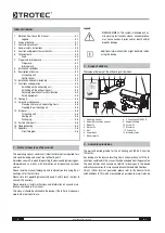 Предварительный просмотр 10 страницы Trotec IDS 65 D Operating Manual