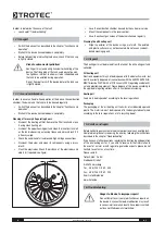 Preview for 14 page of Trotec IDS 65 D Operating Manual