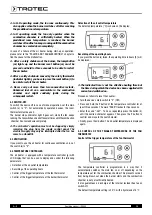 Предварительный просмотр 6 страницы Trotec IDS 900 Operating Manual