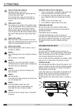 Preview for 4 page of Trotec IDX 30 D Original Instruction