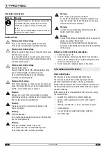 Предварительный просмотр 4 страницы Trotec IR 2400 Operating Manual