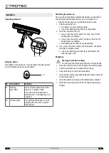 Предварительный просмотр 8 страницы Trotec IR 2400 Operating Manual