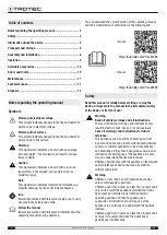 Предварительный просмотр 2 страницы Trotec IR 2550 S Operating Manual