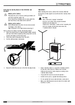 Предварительный просмотр 9 страницы Trotec IR2005 SC Operating Manual