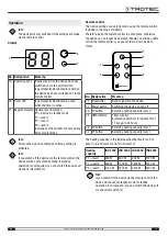 Preview for 11 page of Trotec IRD 1200 Operating Manua