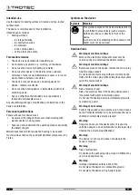 Предварительный просмотр 4 страницы Trotec IRS 2110 Operating Manual