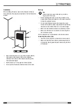 Предварительный просмотр 9 страницы Trotec IRS 2110 Operating Manual