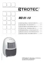 Preview for 1 page of Trotec MD 01-10 Operating Ma