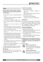 Предварительный просмотр 19 страницы Trotec MD 01-10 Operating Ma