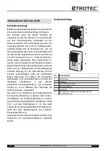 Preview for 3 page of Trotec MD 02-16 Operating Manual