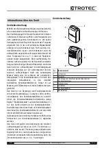 Предварительный просмотр 3 страницы Trotec MD 05-30 Operating Manual