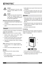 Предварительный просмотр 20 страницы Trotec MD 05-30 Operating Manual