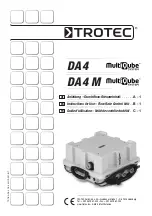 Предварительный просмотр 1 страницы Trotec MultiQube DA 4 Instructions For Use Manual