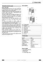 Preview for 3 page of Trotec PAC 2000 X Operating Manual