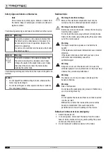 Предварительный просмотр 4 страницы Trotec PAE 40 Operating Manual