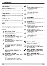 Предварительный просмотр 2 страницы Trotec PAGS 20-115 Operating Manual