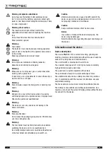 Предварительный просмотр 8 страницы Trotec PAGS 20-115 Operating Manual