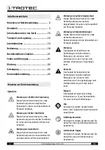 Preview for 2 page of Trotec PJSS 10-230V Original Instructions Manual