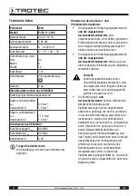 Preview for 12 page of Trotec PJSS 11-230V Original Instructions Manual