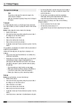 Preview for 10 page of Trotec PJSS11-20V Operating Manual