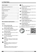 Preview for 2 page of Trotec PMTS 10-20V Operating Manual