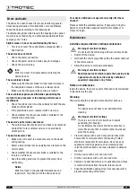 Preview for 14 page of Trotec PRCS 10-850 Operating Manual