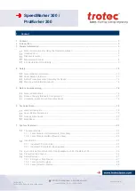 Preview for 3 page of Trotec ProMarker 300 Operation Manual