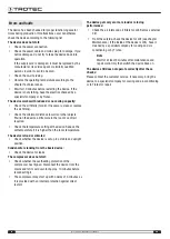 Preview for 10 page of Trotec PT 2000 SP Original Instructions Manual