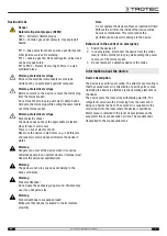 Preview for 5 page of Trotec PT 2700 SP Original Instructions Manual