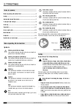 Preview for 2 page of Trotec PTNS 10-3 6V Original Instructions Manual