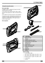 Preview for 7 page of Trotec PTNS 10-3 6V Original Instructions Manual