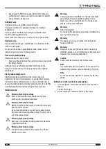 Предварительный просмотр 3 страницы Trotec PV30 Operating Manual