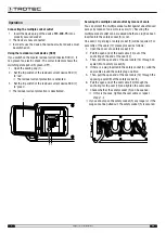 Preview for 8 page of Trotec PV4-MID-PS Operating Manual