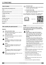 Предварительный просмотр 2 страницы Trotec PWLS 10-150 Operating Manual