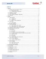 Preview for 3 page of Trotec Speedy 360 flexx Operation Manual