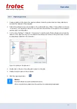 Предварительный просмотр 77 страницы Trotec Speedy 360 Operating Manual